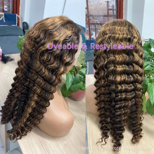 4x4 5x5 6x6 Lace Wigs for Black 100% Mink Human Hair 13x4 13x6 Lace Frontal Wig Pre-Plucked Raw Hair